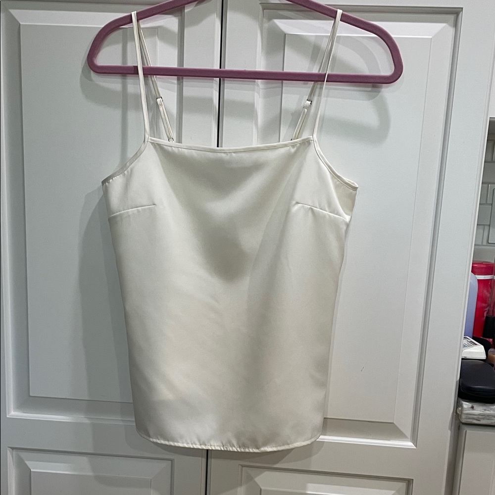 J Crew XS Ivory Camisole NWT  Adjustable Strap Top